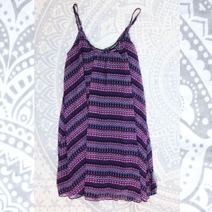 Express Patterned Flowing Dress